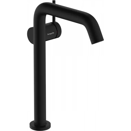 Смеситель для раковины Hansgrohe Tecturis S 73370670 CoolStart, с донным клапаном, черный матовый