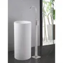 Смеситель напольный для раковины Abber Wasserfall AF8640SP сатин
