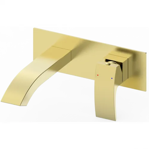 Смеситель для раковины Wonzon & Woghand Fit WW-88869009-BG встраиваемый, золотой матовый