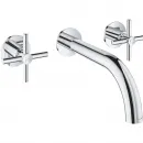 Смеситель для раковины Grohe Atrio New 20164DC3 встраиваемый, без донного клапана, суперсталь