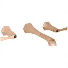 Смеситель для раковины Cisal Cherie CF0135107C встраиваемый, без донного клапана, золотой
