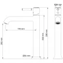 Смеситель для раковины Wonzon & Woghand Tor WW-88019073-BG золотой матовый