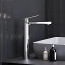 Смеситель для раковины Damixa Merkur 400250000 без донного клапана, хром