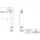 Смеситель для раковины Villeroy & Boch Architectura TVW10300500061 с донным клапаном, хром