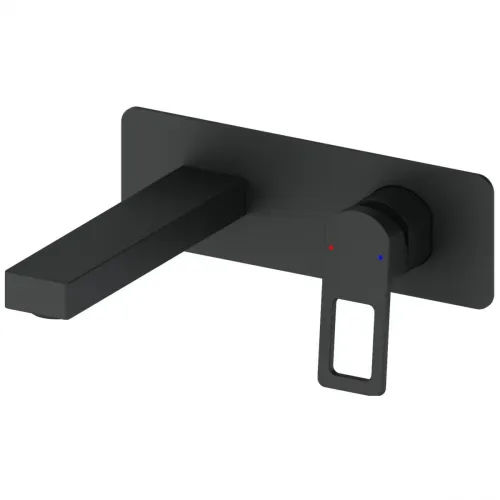 Смеситель для раковины Wonzon & Woghand Frame WW-88869010-MB встраиваемый, черный матовый