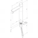 Смеситель для раковины Am.Pm X-Joy F85A92500 без донного клапана, хром