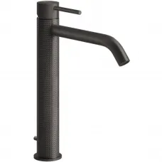 Смеситель для раковины Gessi Gessi316 54403#707 с донным клапаном, черный хром матовый