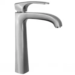 Смеситель для раковины Paini Lady 89PA211LLLSSR с донным клапаном, нержавеющая сталь