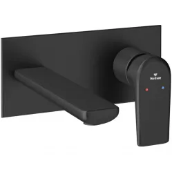 Смеситель для раковины Wellsee ICON! for life 182312001 встраиваемый, черный матовый