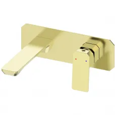 Смеситель для раковины Wonzon & Woghand Diamond WW-88869011-BG встраиваемый, золотой матовый