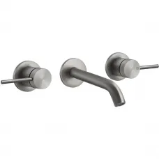 Смеситель для раковины Gessi Gessi316 54192#239 встраиваемый, без донного клапана, нержавеющая сталь