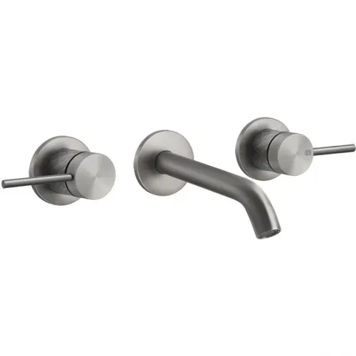 Смеситель для раковины Gessi Gessi316 54192#239 встраиваемый, без донного клапана, нержавеющая сталь