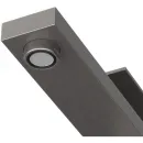 Смеситель для раковины Cezares Slider SLIDER-LC-GM с донным клапаном, оружейная сталь