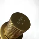 Смеситель для раковины Paini Cox Grip 7GPJ208 встраиваемый, без донного клапана, золотой матовый
