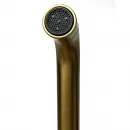Смеситель для раковины Paini Cox Grip 7GPJ208 встраиваемый, без донного клапана, золотой матовый