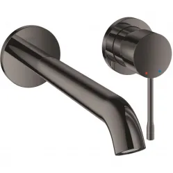 Смеситель для раковины Grohe Essence 19967A01 встраиваемый, без донного клапана, темный графит глянец