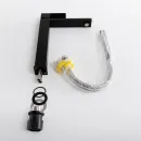 Смеситель для раковины Cezares Slider SLIDER-LC-NOP с донным клапаном, черный матовый
