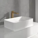 Смеситель для раковины Villeroy & Boch Subway 3.0 TVW11200400076 без донного клапана, золотой матовый