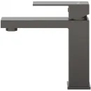 Смеситель для раковины Cezares Slider SLIDER-LS-GM с донным клапаном, оружейная сталь