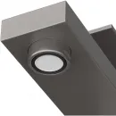 Смеситель для раковины Cezares Slider SLIDER-LS-GM с донным клапаном, оружейная сталь