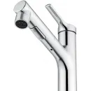 Смеситель для раковины Wonzon & Woghand WW-A40862-CR с выдвижным изливом, хром