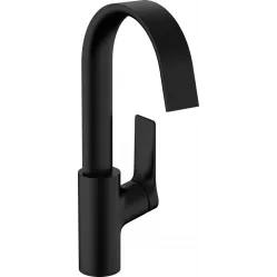 Смеситель для раковины Hansgrohe Vivenis 75032670 без донного клапана, черный матовый