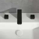 Смеситель для раковины Villeroy & Boch Subway 3.0 TVW112005000K5 без донного клапана, черный матовый