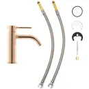 Смеситель для раковины без донного клапана Paffoni Light LIG071ROSE