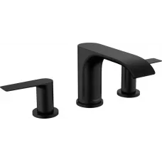 Смеситель для раковины Hansgrohe Vivenis 75033670 с донным клапаном, черный матовый
