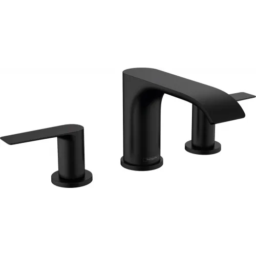 Смеситель для раковины Hansgrohe Vivenis 75033670 с донным клапаном, черный матовый
