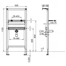 Монтажный элемент для раковины Villeroy & Boch ViConnect 92214900