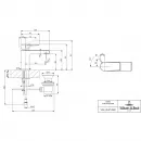 Смеситель для раковины Villeroy & Boch Liberty TVW10700100061 с донным клапаном, хром