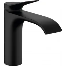 Смеситель для раковины Hansgrohe Vivenis 75023670 CoolStart, с донным клапаном, черный матовый