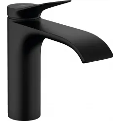 Смеситель для раковины Hansgrohe Vivenis 75023670 CoolStart, с донным клапаном, черный матовый