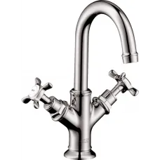 Смеситель для раковины Axor Montreux 16505000 с донным клапаном, хром