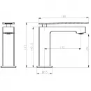 Смеситель для раковины Boheme Q 141-WCR.2