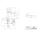 Смеситель для раковины Villeroy & Boch Liberty TVW10700300061 с донным клапаном, хром
