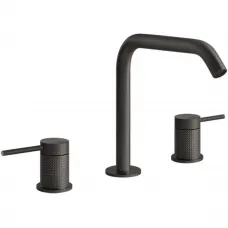 Смеситель для раковины Gessi Gessi316 54412#707 без донного клапана, черный хром матовый