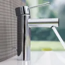 Смеситель для раковины Grohe Essence+ 23379001 CoolStart, с донным клапаном, хром