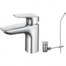 Смеситель для раковины Aquatek Вега AQ1011CR с донным клапаном, хром