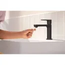 Смеситель для раковины Hansgrohe Rebris S 72520670 CoolStart, без донного клапана, черный матовый