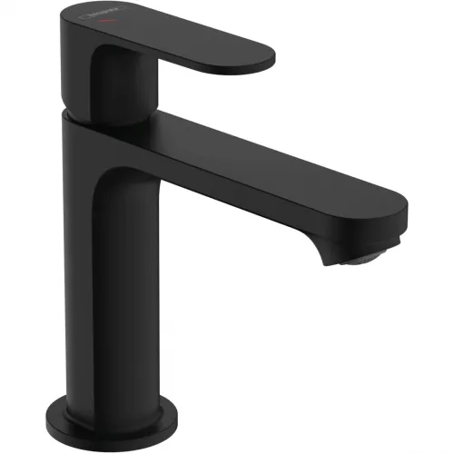 Смеситель для раковины Hansgrohe Rebris S 72520670 CoolStart, без донного клапана, черный матовый