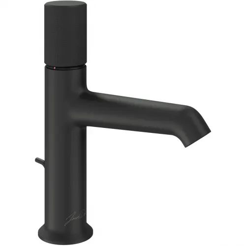 Смеситель для раковины Jacob Delafon Rivoli E24323-BL с донным клапаном, черный матовый