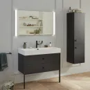 Смеситель для раковины Jacob Delafon Rivoli E24323-BL с донным клапаном, черный матовый