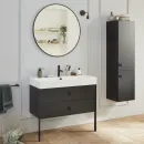 Смеситель для раковины Jacob Delafon Rivoli E24323-BL с донным клапаном, черный матовый