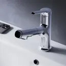 Смеситель для раковины Am.Pm X-Joy S F85B02900 с выдвижным изливом, без донного клапана, хром