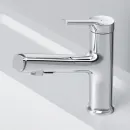 Смеситель для раковины Am.Pm X-Joy S F85B02900 с выдвижным изливом, без донного клапана, хром