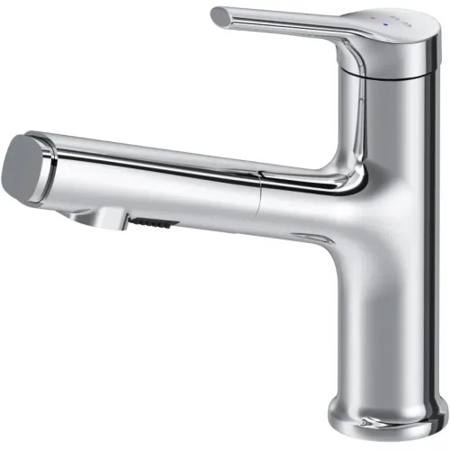 Смеситель для раковины Am.Pm X-Joy S F85B02900 с выдвижным изливом, без донного клапана, хром