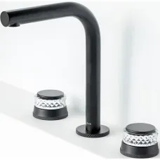 Смеситель для раковины Boheme Aura 152-B-A черный матовый