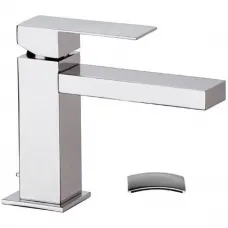Смеситель для раковины Remer Q-Design QD10 с донным клапаном, хром